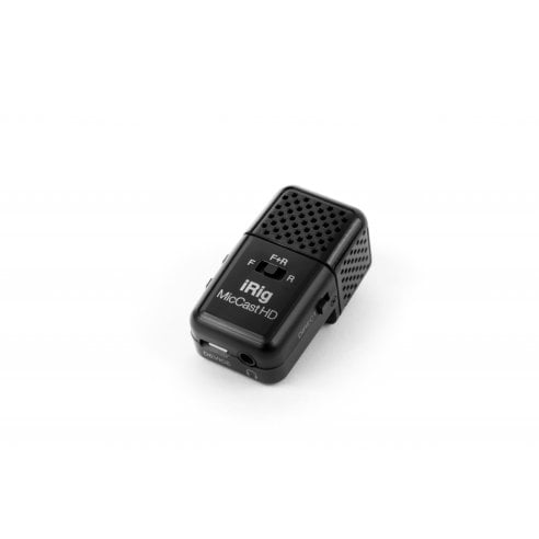 IK Multimedia iRig Mic Cast HD - Microfono digitale dual-side per voce