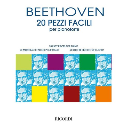 BEETHOVEN 20 PEZZI FACILI PER PIANOFORTE