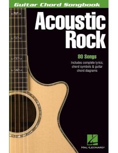 AAVV ACOUSTIC ROCK GUITAR CHORD SONGBOOK - 80 BRANI