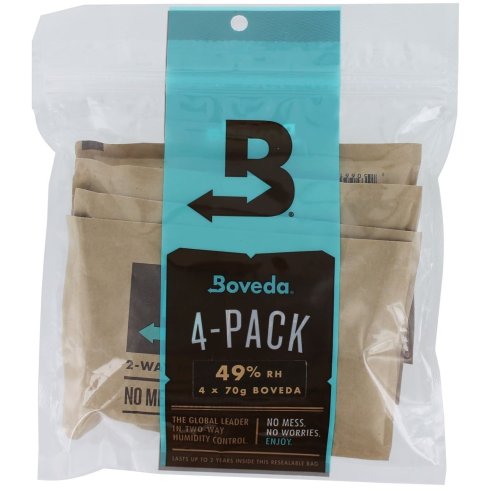 BOVEDA TWO WAY HUMIDITY CONTROL B49-70-4P 49 4 PACK
