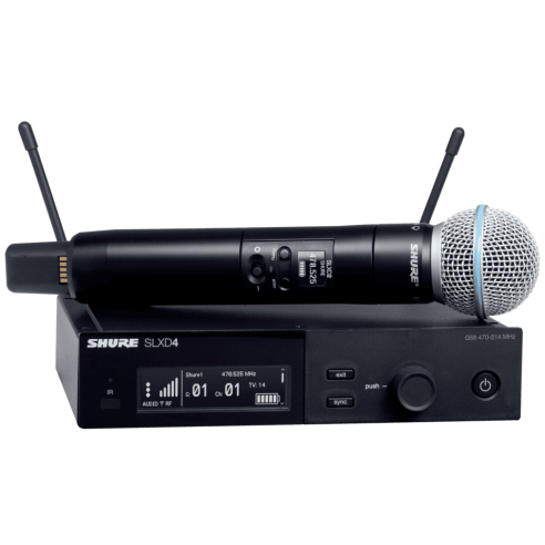 SHURE SLXD24E/B58A RADIO A MANO BANDA J53