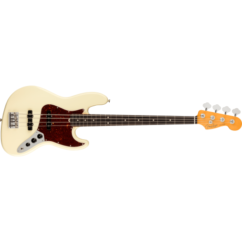 FENDER AM PRO II J BASS RW OLYMPIC WHITE