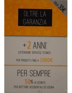 OLTRE LA GARANZIA - PRODOTTI FINO A 1000 EURO