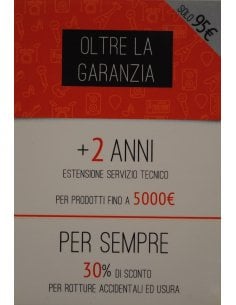 OLTRE LA GARANZIA - PRODOTTI FINO A 5000 EURO