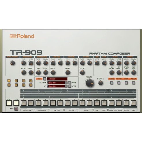 ROLAND CLOUD TR-909 PLUG IN