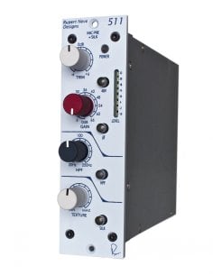 RUPERT NEVE DESIGNS 511 Mic Pre con Swept HPF, Variable Silk