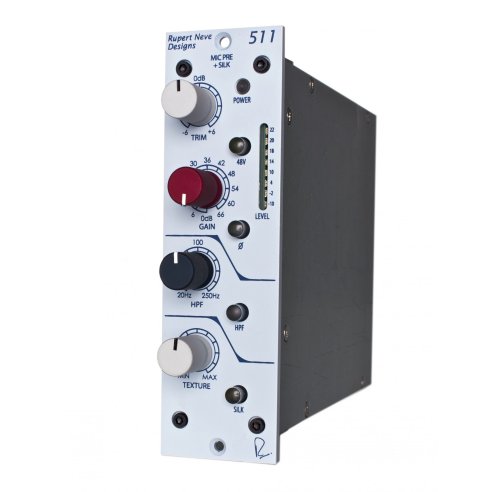 RUPERT NEVE DESIGNS 511 Mic Pre con Swept HPF, Variable Silk