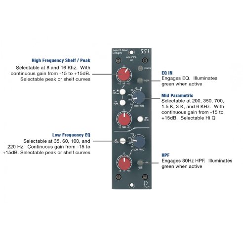 RUPERT NEVE DESIGNS 551 Inductor EQ