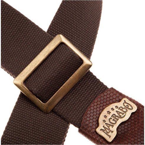 MAGRABO' STRIPE SC COTTON MARRONE 5CM TERMINALI TWINKLE MARRONE SCURO
