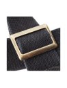 MAGRABO' STRIPE SC COTTON WASHED NERO 5CM TERMINALI TWINKLE NERO