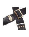 MAGRABO' STRIPE SC COTTON WASHED NERO 5CM TERMINALI TWINKLE NERO