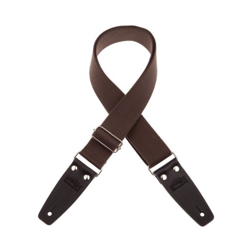 MAGRABO' STRIPE SC ENTRY MARRONE 5CM TERMINALI NERO FIBBIA ARGENTO