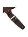 MAGRABO' STRIPE SC ENTRY MARRONE 5CM TERMINALI NERO FIBBIA ARGENTO