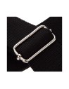 MAGRABO' STRIPE SC ENTRY NERO 5CM TERMINALI NERO FIBBIA ARGENTO