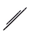 MAGRABO' STRIPE SC ENTRY NERO 5CM TERMINALI NERO FIBBIA ARGENTO