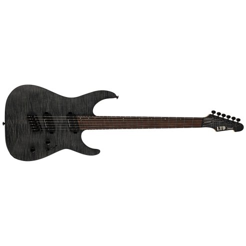 LTD LTD M-1000 MS - See Thru Black Satin