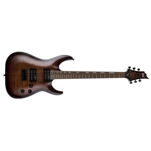 LTD LTD H-200FM - Dark Brown Sunburst