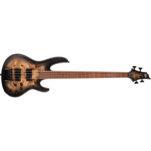 LTD LTD D-4 - Black Natural Burst Satin