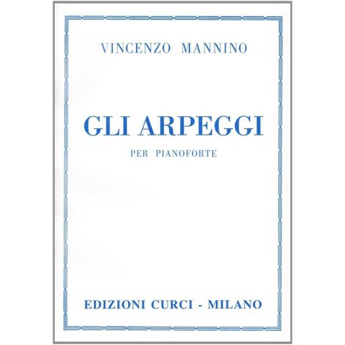 MANNINO GLI ARPEGGI PER PIANOFORTE