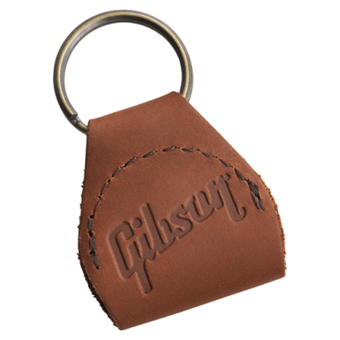 GIBSON AKYC-BRN PREMIUM LEATHER KEYCHAIN PICKHOLDER BROWN