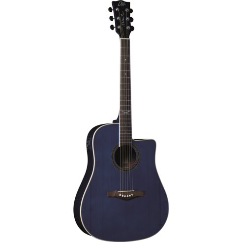 EKO NXT D100CE SEE THROUGH BLUE