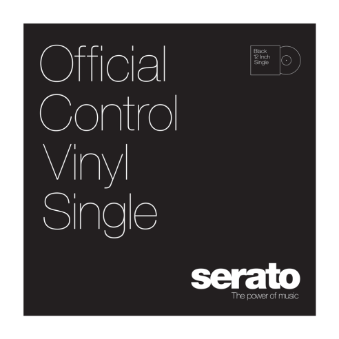 SERATO 12’’ Serato Standard Colors BLACK (Singolo)