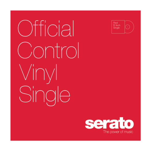 SERATO 12’’ Serato Standard Colors RED (Singolo)