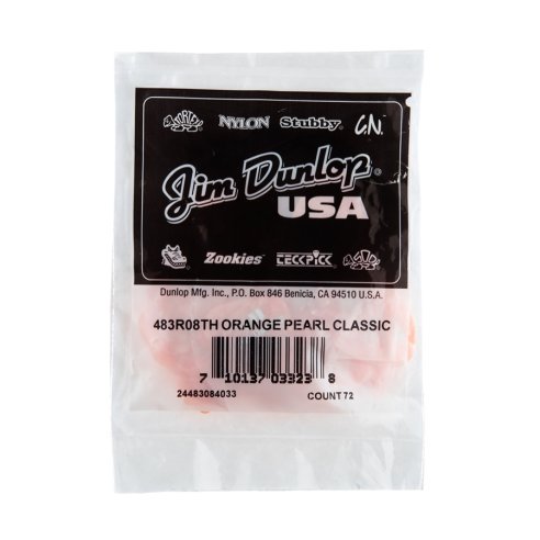 Dunlop 483R08 Orange Perloid - Thin