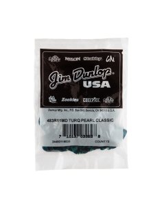 Dunlop 483R11 Turquoise Perloid - Medium