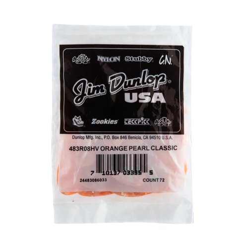 Dunlop 483R08 Orange Perloid - Heavy
