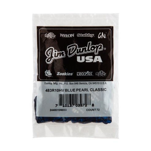 Dunlop 483R10 Blue Perloid - Heavy