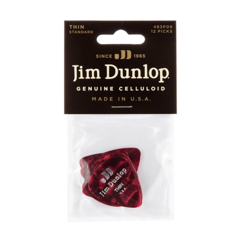 Dunlop 483P09 Red Perloid - Thin