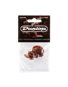 Dunlop 9010PT 3FINGER & 1THUMB MED - PLAYER'S PACK 4 PLETTRI