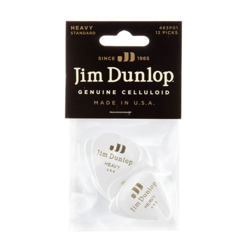 Dunlop 483P01 White Classic - Heavy