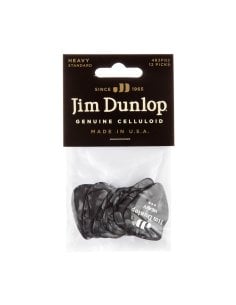 Dunlop 483P02 Black Perloid - Heavy