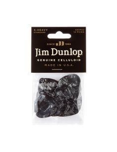 Dunlop 483P02 Black Perloid - Extra Heavy
