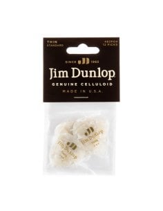 Dunlop 483P04 White Perloid - Thin