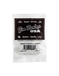 Dunlop 483R01 White Classic - Thin