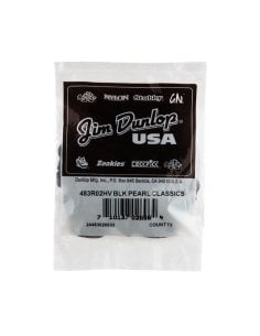 Dunlop 483R02 Black Perloid - Heavy