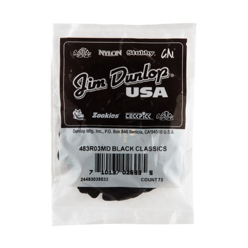 Dunlop 483R03 Black Classic - Medium