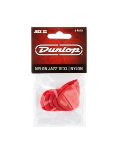 Dunlop 47PXLN Nylon Jazz III XL, Red Nylon