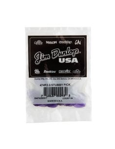 Dunlop 474R2.0 Stubby Jazz 2.0mm