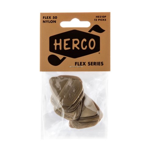 Dunlop HE210P Herco Flat Gold, Medium