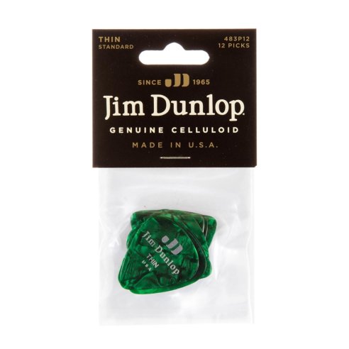 Dunlop 483P12 Green Pearloid - Thin