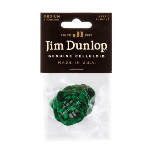 Dunlop 483P12 Green Pearloid - Medium
