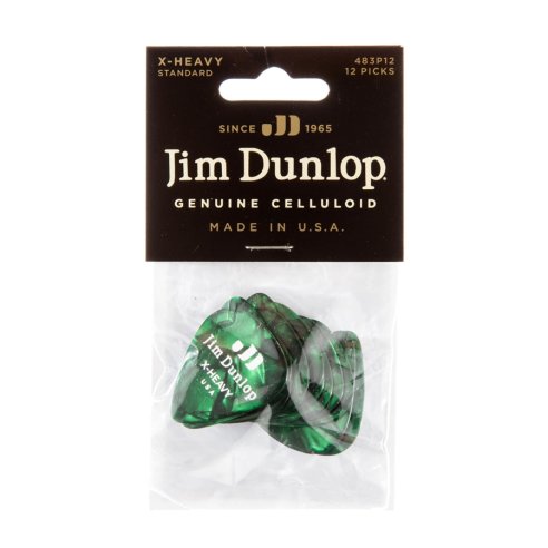 Dunlop 483P12 Green Pearloid - XHeavy