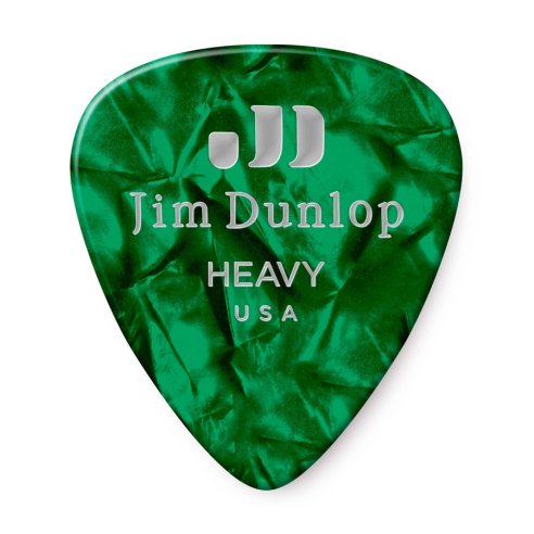 Dunlop 483R12 Green Perloid - Heavy