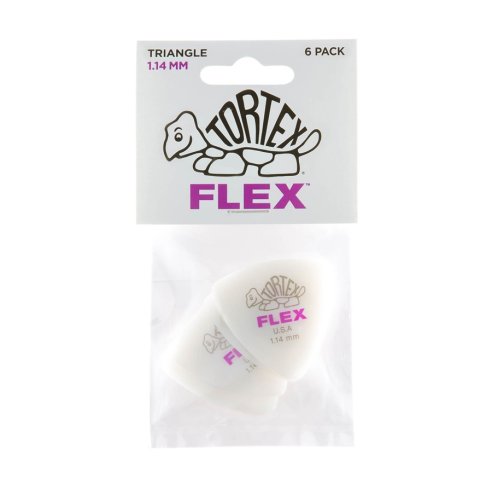 Dunlop 456P1.14 Tortex Flex Triangle 1.14 mm Pack/12