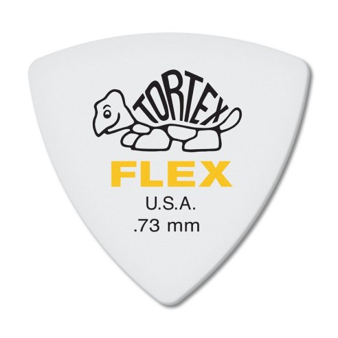 Dunlop 456R.73 Tortex Flex Triangle .73 mm Bag/72