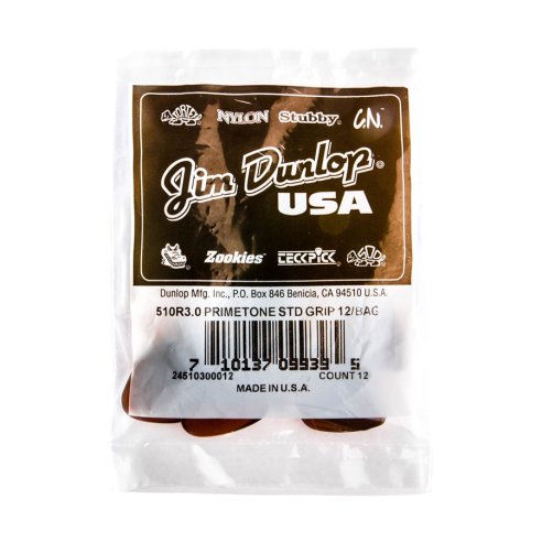 Dunlop 510R3.0 Primetone Standard (Grip), Refill Bag/12